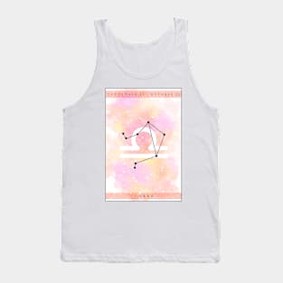 Libra star sign design Tank Top